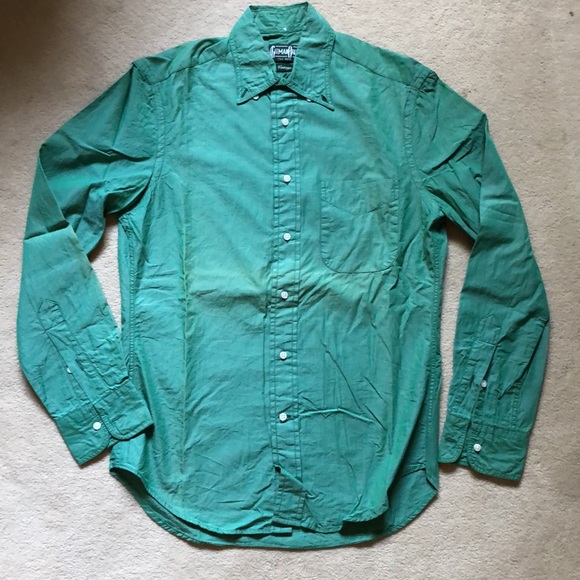 Gitman Bros green button down S - Picture 1 of 4